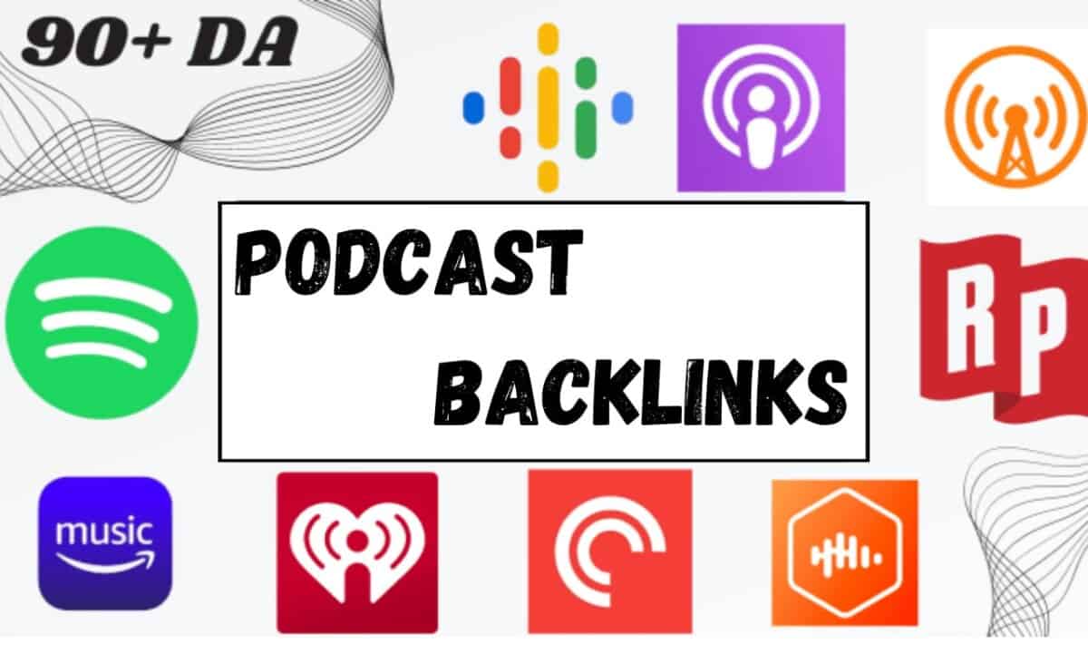 provide you podcast backlinks on high da websites